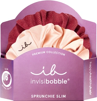 Резинка-браслет для волос Invisibobble Sprunchie Slim Premium You Make Me Blush 2 шт (4063528064134)