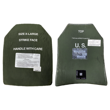 Керамічні бронепластини ESAPI 7.62 AMP2/REV.E 6-Клас Size - X-Large, USED