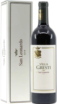 Вино San Leonardo Villa Gresti 2019 IGT Trentino Alto Adige червоне сухе 0.75 л 13.5% у подарунковій упаковці (4820135490530)