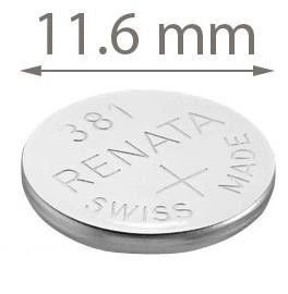 Батарейка часовая Renata 381, V381, SR1120SW, SR55