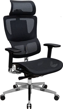Кресло эргономическое Rondi Titanium Multibuttons Alum Black (1410199001)