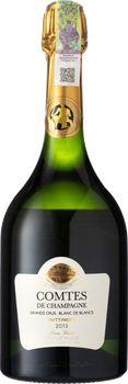 Шампанське Taittinger Comtes de Champagne Blanc de Blancs 2013 біле брют 0.75 л 12.5% (3016570001412N)
