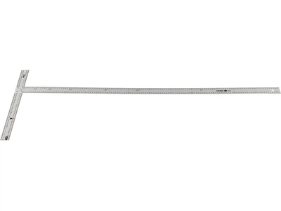 Уголок алюминиевый 1200 х 390 мм, с разметкой углов 15-75° VOREL (18372)
