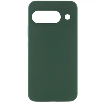 Противоударный чехол Silicone Cover Lakshmi Full Camera (AAA) для Google Pixel 9a Зеленый / Cyprus Green