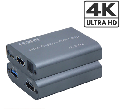 Внешняя карта захвата аудио и видео 4K 60Гц USB 3,0 1080P 60кадров/с HDMI