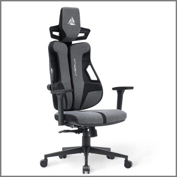 Геймерське крісло Cyberlux V8 Fabric Grey (арт. GM-V8 FG)