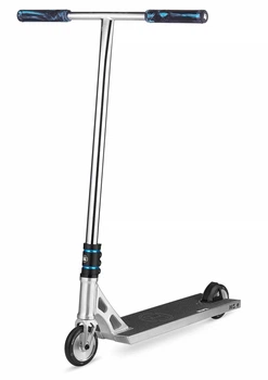 Трюковий самокат Hipe H6 Silver/Blue SCS 110 мм (sk149)