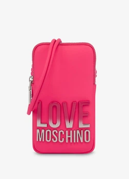 Сумка для телефона женская MOSCHINO Love TU розовая