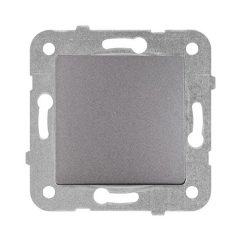 Выключатель 1-клавишный без рамки VIKO Linnera Life серый гранит (90452001)