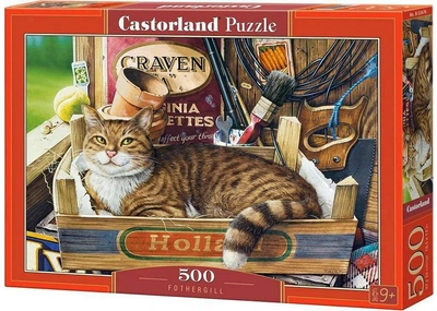 Пазл Кот Фозергилл 500 деталей Castorland