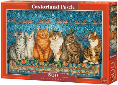 Пазл Кошачья аристократия 500 деталей Castorland