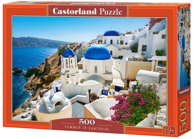Пазл Лето на Санторини 500 деталей Castorland