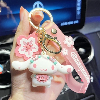 Брелок Cinnamoroll "Hello Kitty" Sakura (Синаморол "Хелло Китти" Сакура) розовый