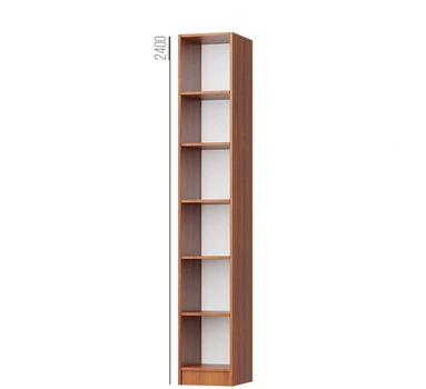Пенал відкритий з полицями MebelStar П1 40x60x240 см Горіх еко (MBS-1017)