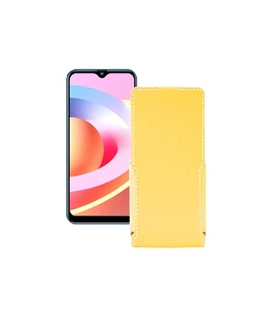 Чохол-флип з екошкіри для телефону FiGi Note 1C Жовтий