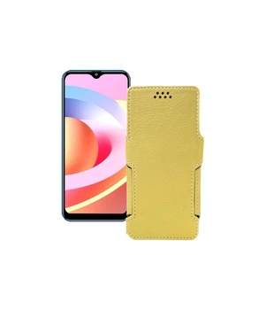 Чохол-книжка з екошкіри для телефону FiGi Note 1C Золотий