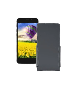 Чохол-флип з екошкіри для телефону Impression ImSmart C501 Сірий