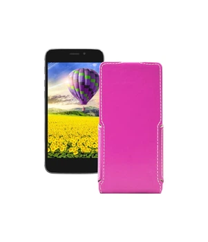 Чохол-флип з екошкіри для телефону Impression ImSmart C501 Рожевий
