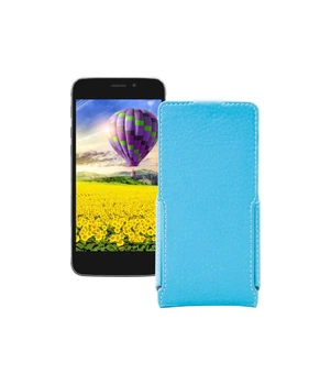 Чохол-флип з екошкіри для телефону Impression ImSmart C501 Блакитний