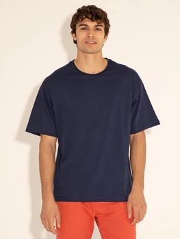 Футболка бавовняна довга чоловіча U.S. Polo Assn G081SZ011-000-1877387(lacivert) XL Темно-синя з принтом (8683857771488)