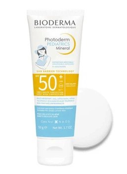 Минеральный детский солнцезащитный крем Bioderma Photoderm Pediatrics Mineral SPF50+ 50 г