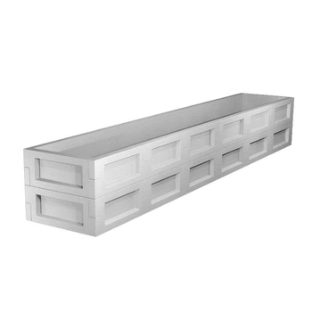 Висока тепла грядка GKS для зелені Садовий Конструктор GKS 1х6х2 60х335х50 см полімербетон