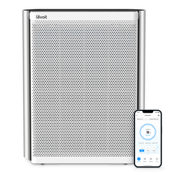 Воздухоочиститель Levoit VeSync Everest Air Smart True HEPA с Wi-Fi, сенсорным управлением, фильтрацией PM2.5, для помещений до 83 м²