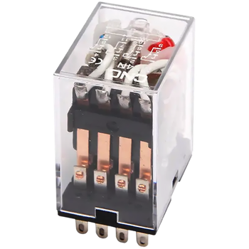 Проміжне реле 3A 4к 220V AC MY з індикатором [Б00043588] CNC