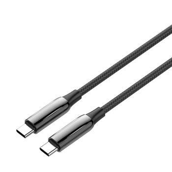 Кабель ColorWay USB Type-C + USB Type-C (M/M), 5.0 А, 1 м, Black (CW-CBPDCC069-BK)