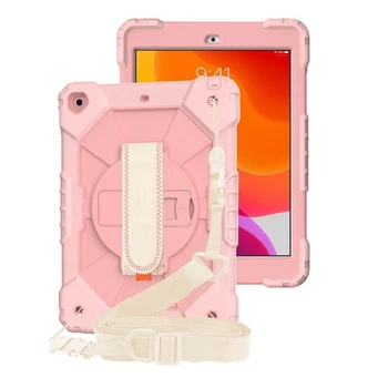 Чехол ARM Cover Apple iPad 9 (10.2") 2021 противоударный бронированный с подставкой Pink