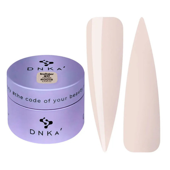 Гель для моделирования DNKa Builder Gel Powerful Women 0018 Coco нежный молочно-персиковый 15 мл