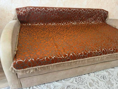 Покрывало на кровать гобелен 150х200 и накидки Ярко-коричневый (Д-gobelen-new-003-01)