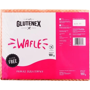 Вафли без глютена Glutenex 180 г