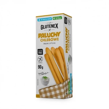 Палочки хлебные без глютена и без сахара Glutenex 90 г