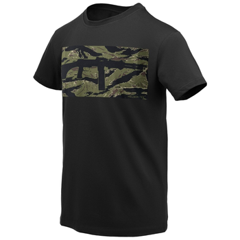 Футболка T-Shirt Helikon RPD - Black/Tiger Stripe, Black, XL