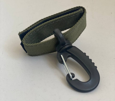 Карабин-держатель Molle для тактического снаряжения Clefers Tac, цвет Олива 2шт (5024601)