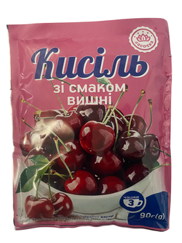 Кисель со вкусом вишни Ласочка 90 гр