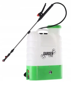 Аккумуляторный опрыскиватель на 16 л Garden line AOK1633 Садовый распылитель на аккумуляторе Ранцевый портативный
