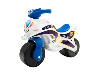 Мотоцикл - толокар Полиция, Doloni Toys (белый)