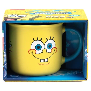 Чашка керамічна Kite Sponge Bob 370 мл в подарунковій коробці (SB25-217-1)
