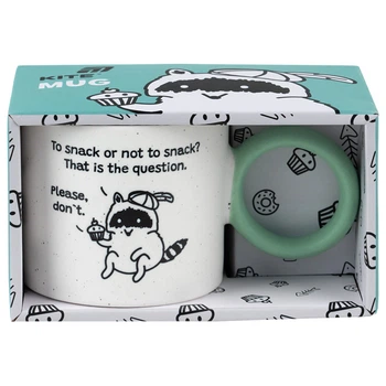 Чашка керамическая Kite Cupcake racoon 370 мл в подарочной коробке (K25-220-3)