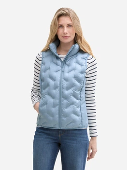 Теплый жилет женский Tom Tailor 1044394-10394 L Голубой (4068127755506)