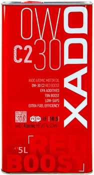 Моторное масло XADO Red Boost 0W-30 C2 синтетическое 5 л (XA 26389)