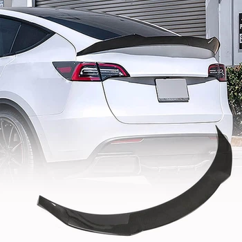 Спойлер Сухой карбон V4 (2020-2023) для Tesla Model Y