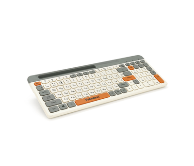 Клавиатура беспроводная Voltronic K100 99 клавиш подставка под телефон White/Gray (KB-K100)