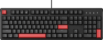 Клавіатура механічна Lemokey X3 104Key, Keychron Red, USB-A, QMK/VIA, Hot-Swap, EN/UKR, RGB, чорний 301174