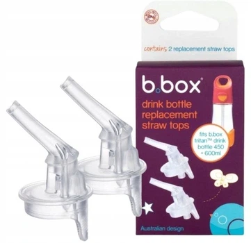 М'який силіконовий наконечник B.box 2 шт. запасний комплект до триганової пляшки 450 мл Bb00694