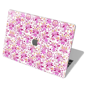 Чехол пластиковый для Apple MacBook Neo 13 (A18 Pro) 2026 (Милый Бафомет 5) A3404 макбук нэо 13" inch