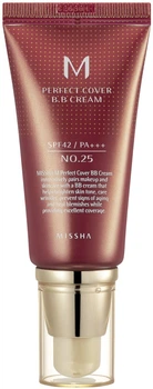 Krem BB Missha M Perfect Cover SPF42/PA+++ wielofunkcyjny 25 Warm Beige 50 ml (8809747940714)