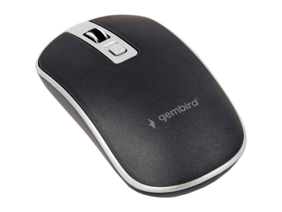 Миша Gembird MUSW-4B-06-BS Wireless Black-Silver